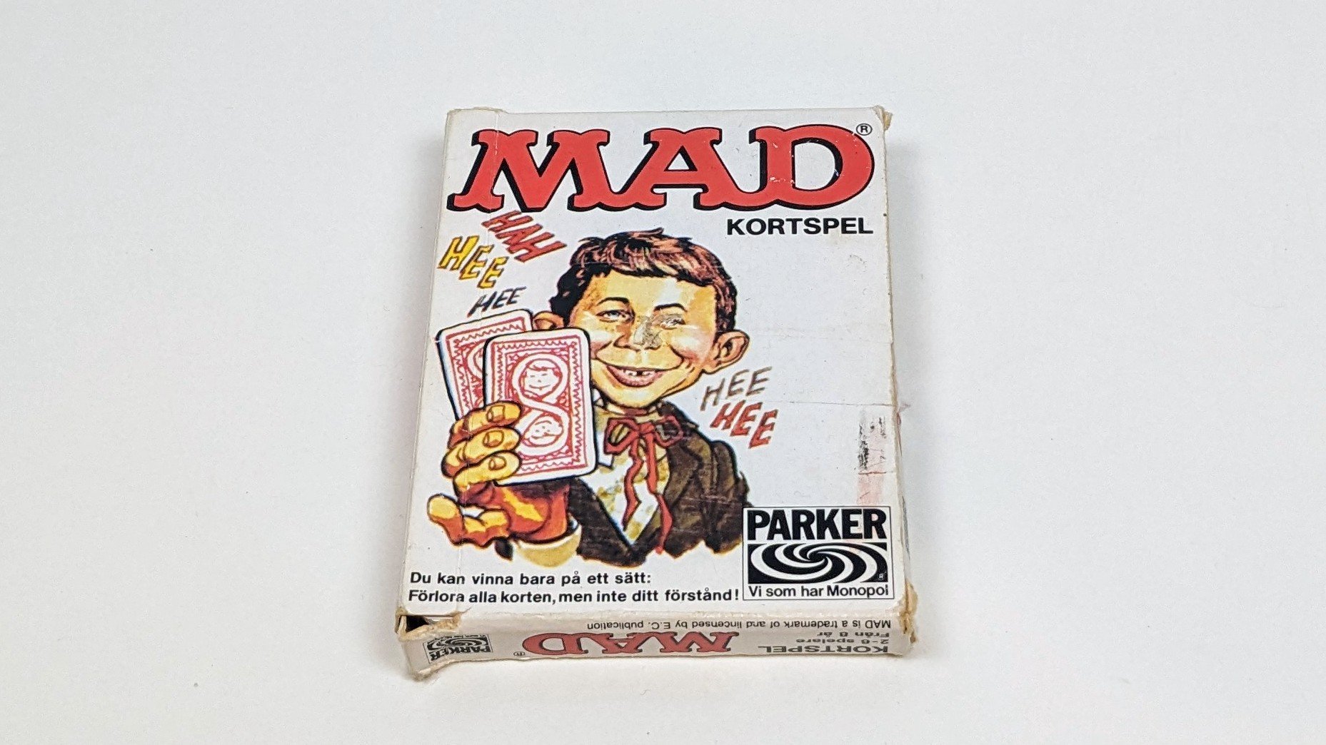 MAD – et kortspil
Sjældent 1980. Norsk version.