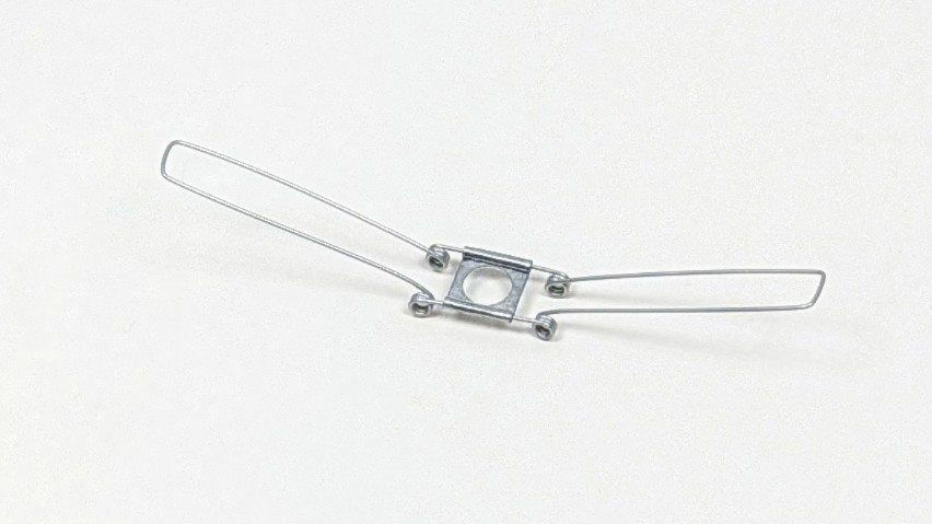 Fjeder til lampeglas – lampeophæng. 150 mm – Læs mere for instruktioner i brug. – Lampe glasholdere 8,4 cm