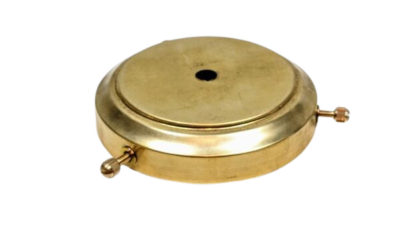 Elegant mat glasholder i messing. Til lampeglas med gribekant mellem 92 - 101 mm