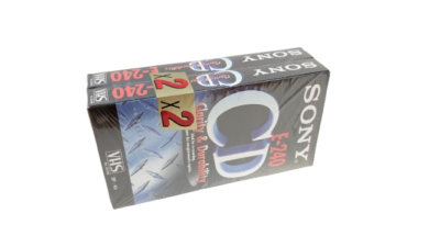 Nye VHS bånd CD240 SONY. Uåbnet. Sæt med 2 stk.
