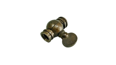 Antik vippe/dreje/ kugleled med vinge bolt. M10 indvendigt gevind