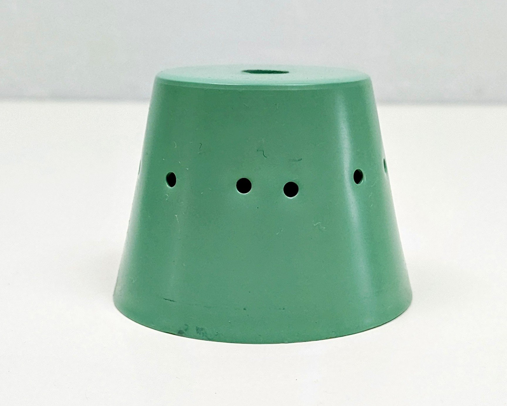 Pastelgrøn top. 1960. Ubrugte. Lampetop eller lamp bund. Ø66