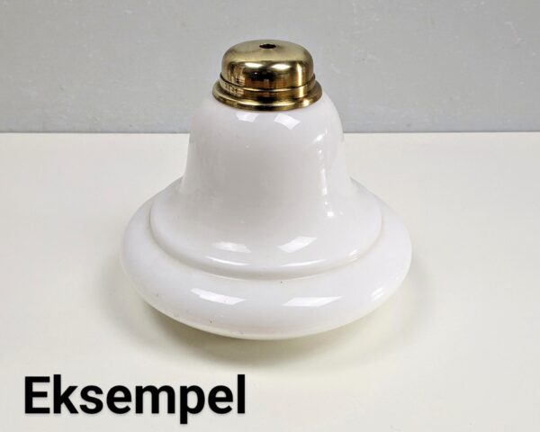 Messing top. 1960. Ubrugte. Grovpoleret, lampetop eller lampe bund. Ø71