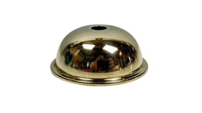 Messing top. 1960. Ubrugte. Lysekrone, lampetop/lampe bund. Højde 28 mm. Ø67,5 mm.