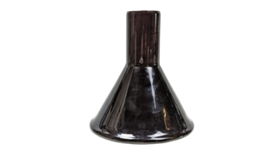 Holmegaard P&T glas Aubergine/ sort. Ø20. Original. Bemærk Reservedels glas.