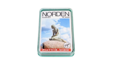 Kvartet spil - Norden. Mint condition. Ubrugt. Piatnik Nr. 4404.