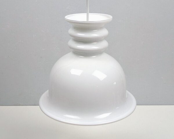 Holmegaard kropendel. Dansk design. Sidse Werner. Hvid. 23,7 cm i diameter Alt el er nyt.