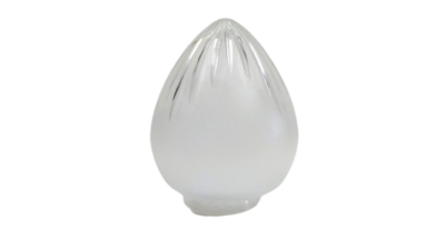 Ampenglas med 56 mm gribekant. Antik mat glas. Ø11. Stykpris.