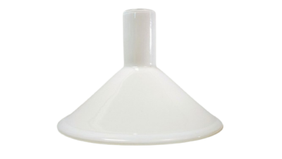 Original Holmegaard P&T opalglas hvid lampeskærm. Ø31. Reservedel. Kun glas.