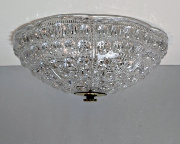 Eksklusiv svensk plafond. Carl Fagerlund 1960. 5 kilo glas. Delvist nyt el. Ø35. Pickup only.