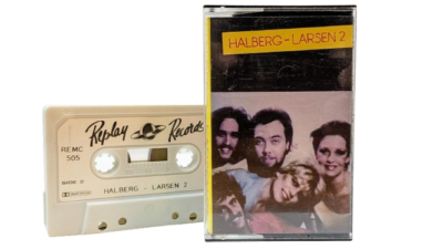 Halberg Larsen - 2  kassettebånd original 1982