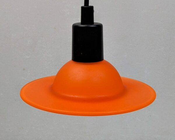Sjældne orange UFO lamper 17 cm i diameter. Stykpris