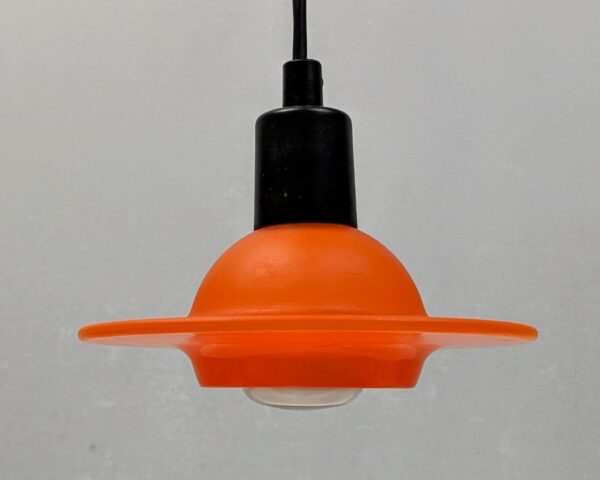 Sjældne orange UFO lamper 17 cm i diameter. Stykpris