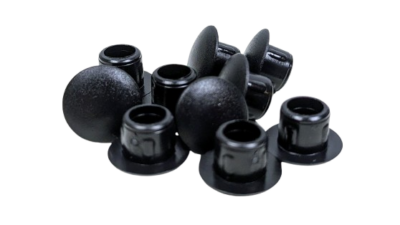 Dækknap / prop sort plast. Sæt med 10 stk. M7. Læs mere.