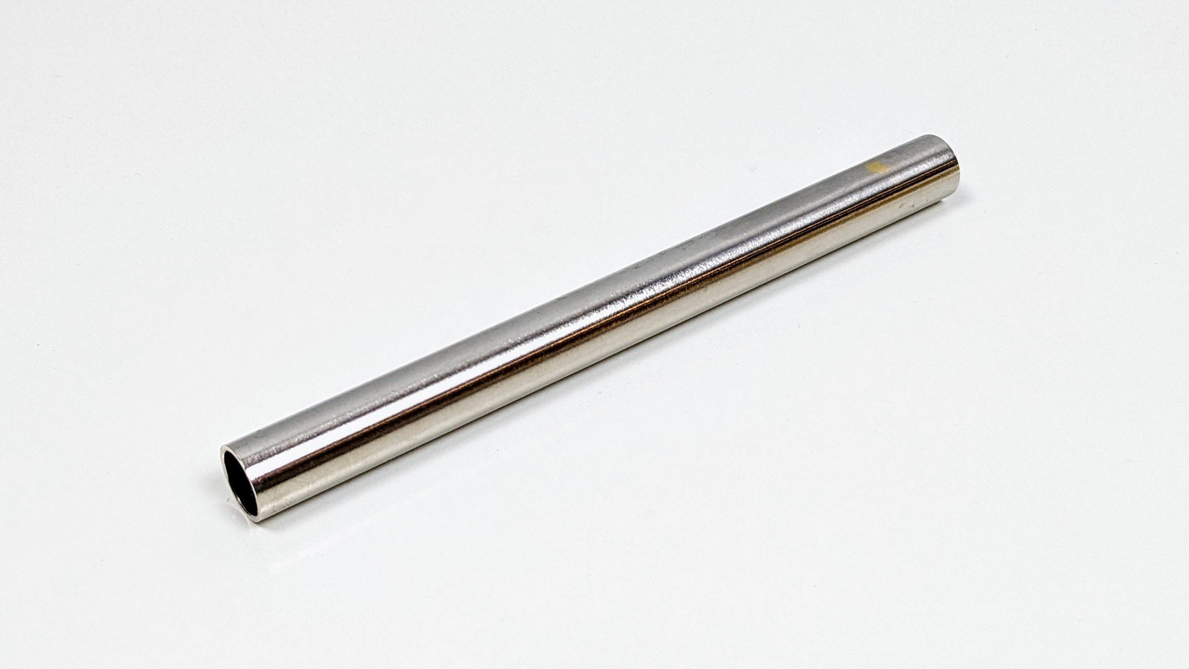 Rustfri stål mellemrør 150 mm. Ø12,7. Upoleret • Møllers smukkelamper ...