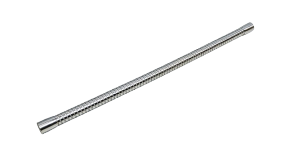 Flexarm svanehals lampe montering 40 cm. M10. Rustfri stål.