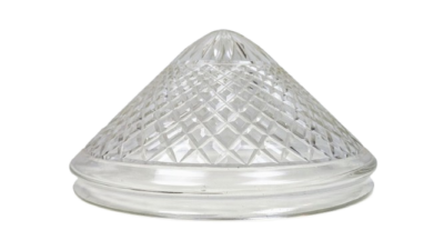 Ampelglas lysekrone. 210 mm gribekant.