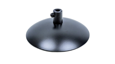 Baldakin - Sort. Slim. Til direkte på lampested. Ø110 mm. Med jord.