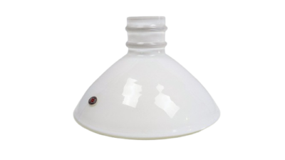 Dansk lampeglas. 1980. El-Light glas design. Ø25. Reservedels glas.