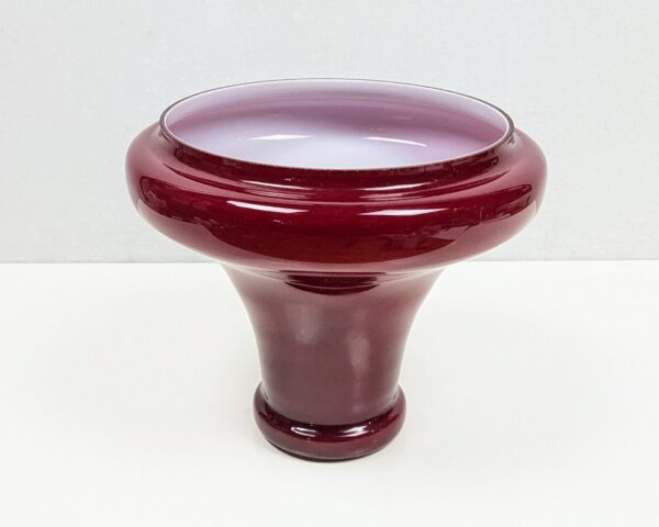 Bordeaux rød lampeglas 1960. 19,5 cm høj. Ø23. Læs mere