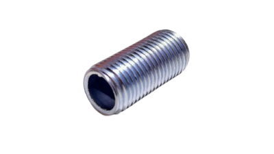 Nippelrør til lampe fatning M10 gevind. 20 mm. El forzinket. Stykpris. Lagervare. Læs mere