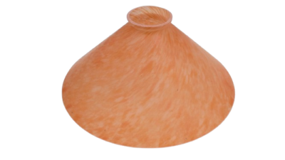 Skomager glas Orange cloud. Ø25. Højde 11. Gribekant 59 mm. Nye.