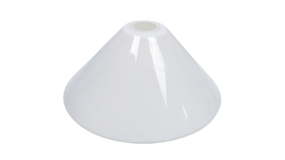 Skomager pendel glas. Moderne uden gribekant. Ø30. Højde 14 cm. Opalglas. Ny. 1980.