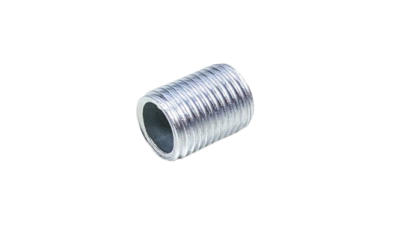 Nippelrør til lampe fatning M10 gevind. 13 mm. El forzinket. Stykpris. Lagervare. Læs mere