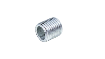 Nippelrør til lampe fatning M10 gevind. 10 mm. El forzinket. Stykpris. Lagervare. Læs mere