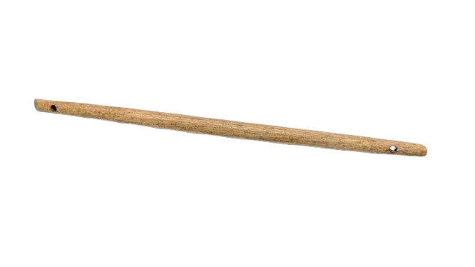 Original Egetræs spredestang. Håndlavet 1960. Ny. Længde 32 cm. Svag buet. Til pendel sæt.