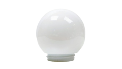 Special kuppelglas / kugleglas med 75 mm gevind. Bemærk special. Ø 125 mm. Ubrugt.
