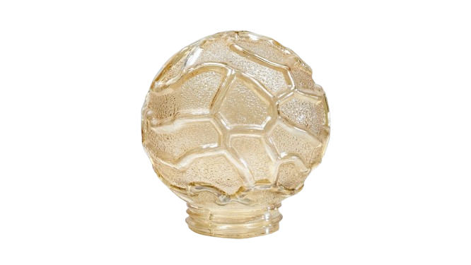 Vintage lampeglas til badeværelset. IFØ gevind 85 mm. Ø15 cm. 1970. Sjælden.