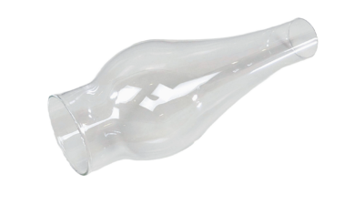 Brænderglas 10'' - 255 mm høj. 65 mm bund. Tulipan