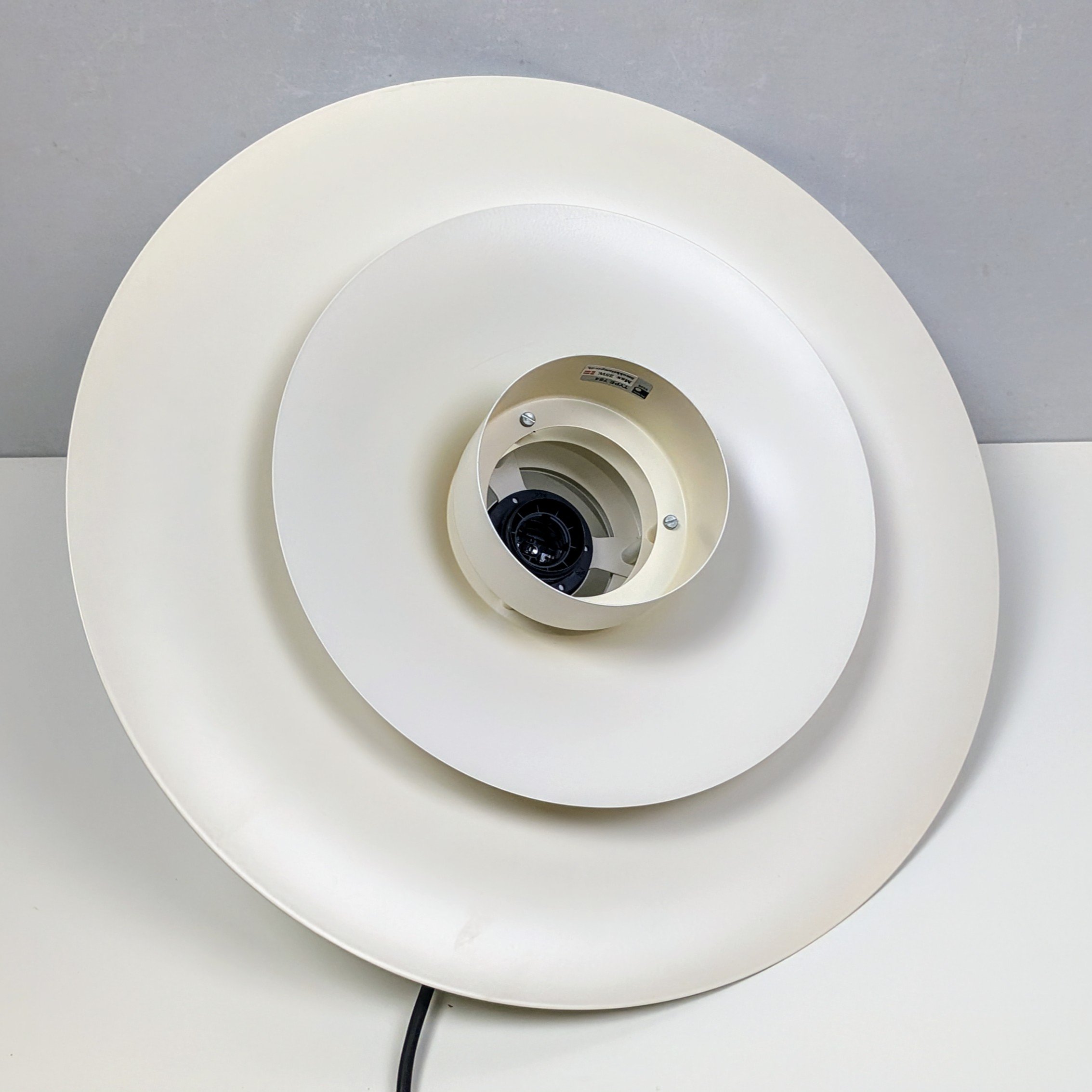 Danish design 1980. E.S.Horn. Type 754. Ø44. Nyt el. I særdeles flot stand. - Billede 3