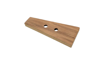 Væglampet bagplade væglampe. Teak. 138 mm. Konisk. Centrerede huller. Ny fra 1960.