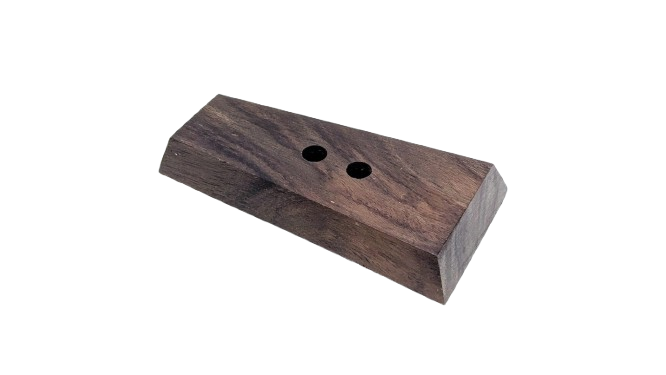Væglampet bagplade væglampe. Palisander. 140 mm. Konisk. Centrerede huller. Ny fra 1960.