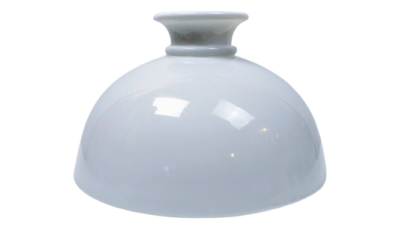 Stort nyt petroleums lampeglas Ø40 cm. 24cmH. Reservedel. Hvid Opal. Pickup only.