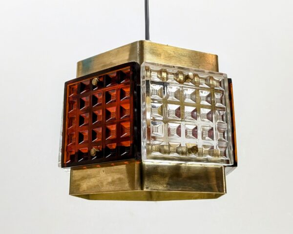 Flygfors loftlampe 1970. Restored. Nyt el. Ø22.