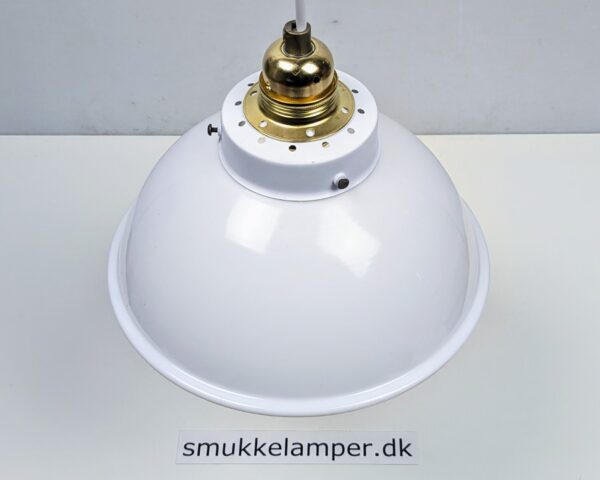 Raw Custom made opal white køkken lampe. Ø24. Nyt el.