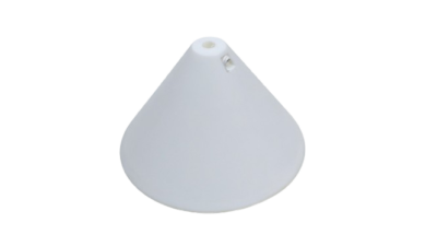 Plast baldakin. Mat HVID. Kegle. Let at montere og tilpasse. Ø110