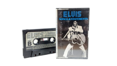 Original kassettebånd. ELVIS - Songs & Statements