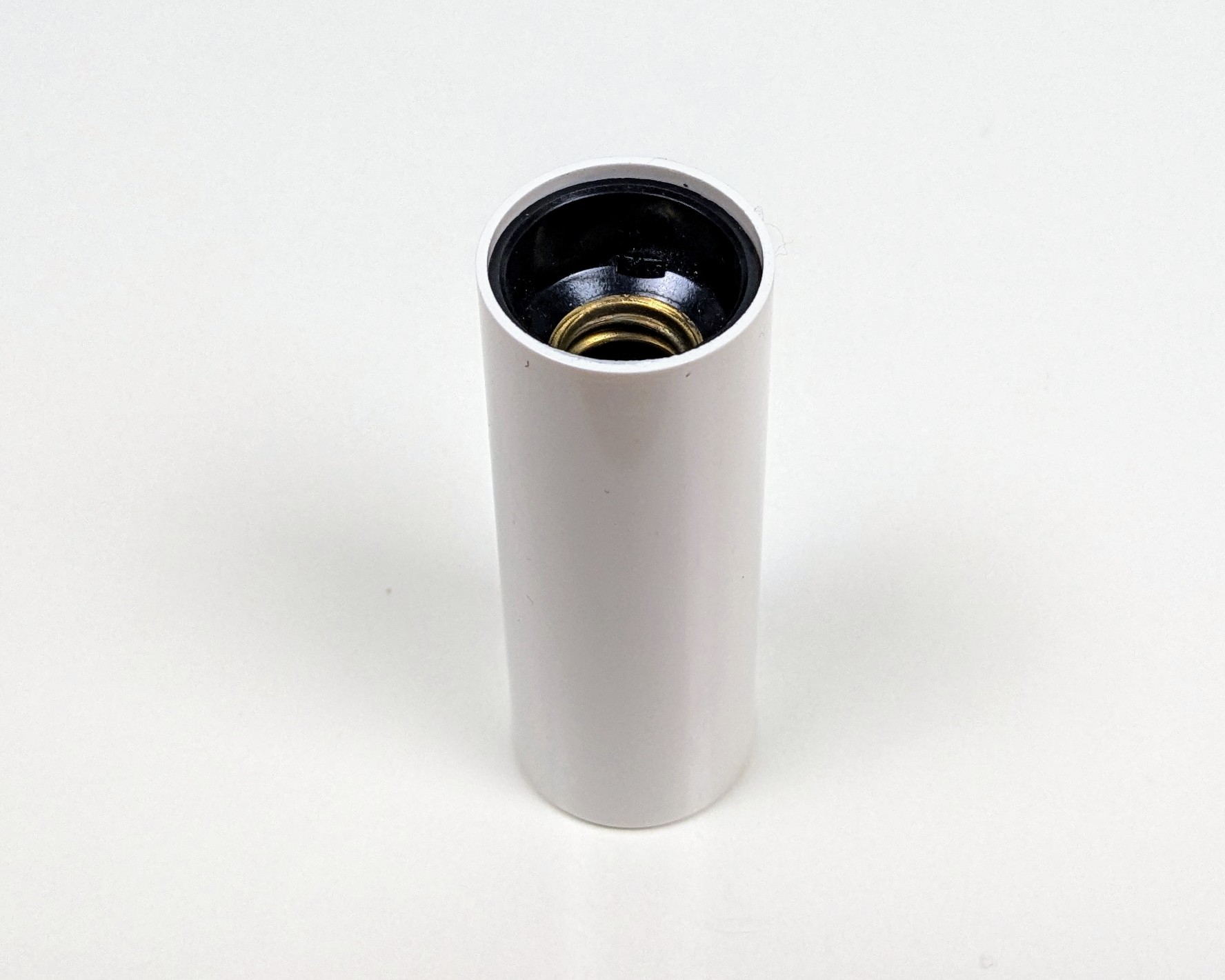 4 stk lysekrone fatninger. Kerterør sæt. Stearinlys attrap. Reparations kit. 85 mm. Ø31 mm