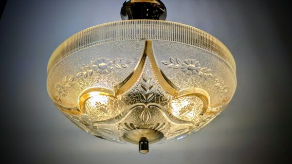 Romantisk fuld restaureret loft plafond lampe 1960. Ø30. Bla. nyt el.