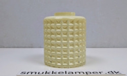 Svensk vaffelglas Cylinder form. Ø100. 11,9cmH. Centerhul 41 mm. Reservedel