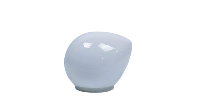 Dråbeformet specialglas. Næseglas fra 1946. 79 mm gribekant. Nyt. Reservedel. P