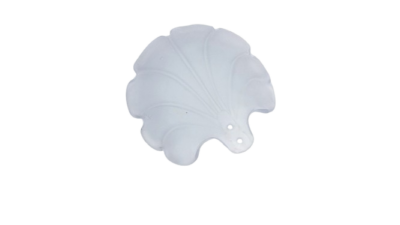 Sjældent spansk sea shell glas. 0,5 kilo. Ubrugt. 1970. Til væglampe og lysekrone. Reservedel.