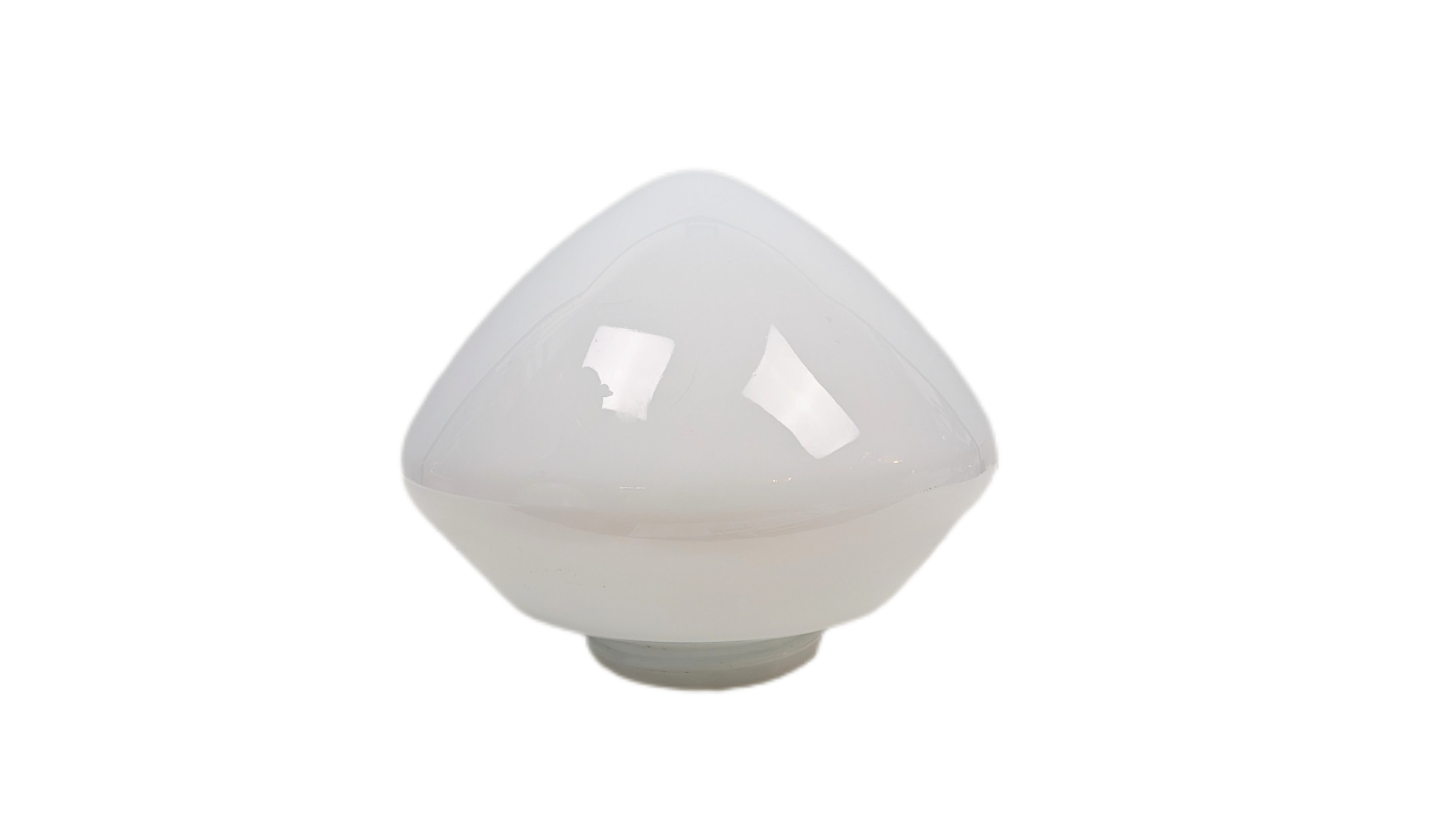 Original Sigvard Bernadotte IFØ6030 opal lampeglas. M85 gevind IFØ. Reservedel – Lampeglas med skruegevind – badeværelse, opgange m.m.