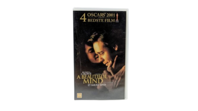 Klassisk VHS – A beautiful mind – 2001 – Original VHS kassettebånd.