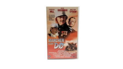 Klassisk VHS – Marcher eller dø – 1977 – Original VHS kassettebånd