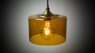 Custom speciallavet unika lampe. Ø22,5. Alt er nyt. Møller redesign.